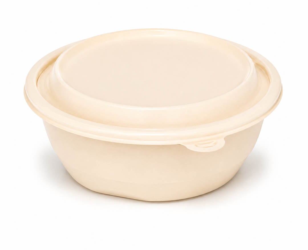15 oz Round Food Container with Lid – 300 Sets
