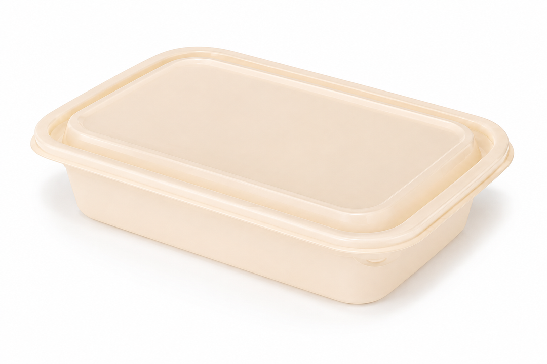 17 oz Rectangular Takeout Container with Lid – 300 Sets