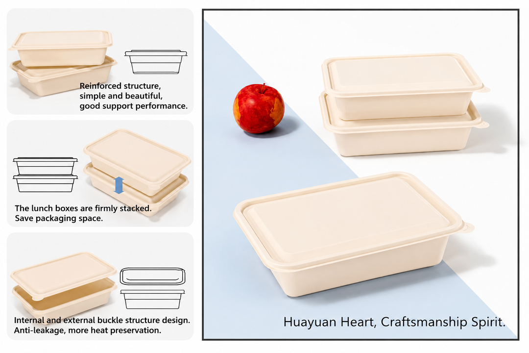 29 oz Rectangular Takeout Container with Lid – 300 Sets