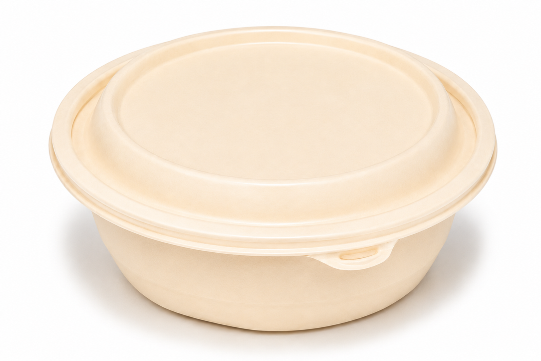 12 oz Round Food Container with Lid – 300 Sets